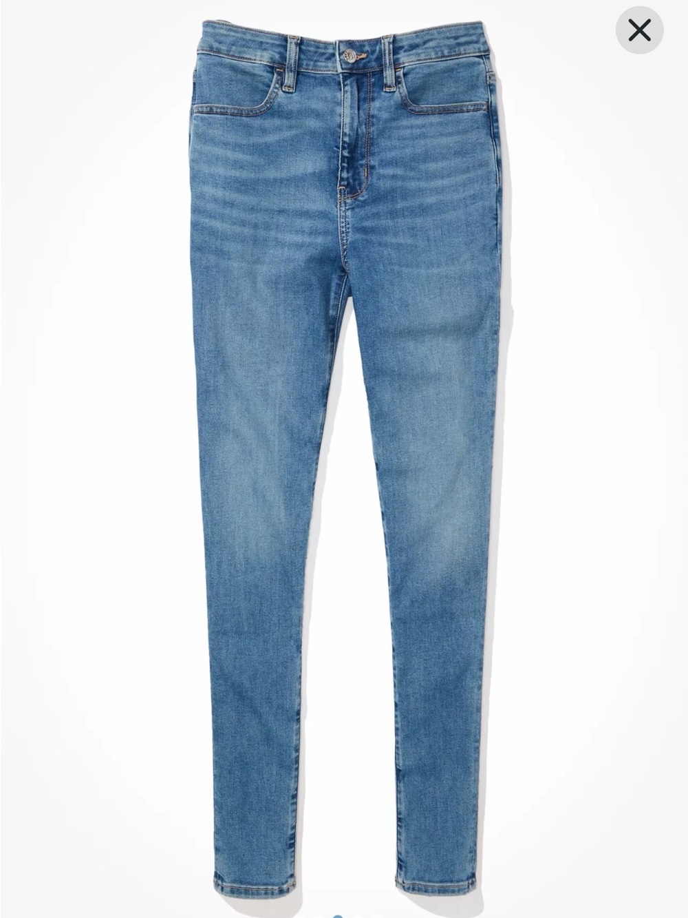 American Eagle Next Level Super High-Waisted Jegging Size 10; 30W - Picture 4 of 5